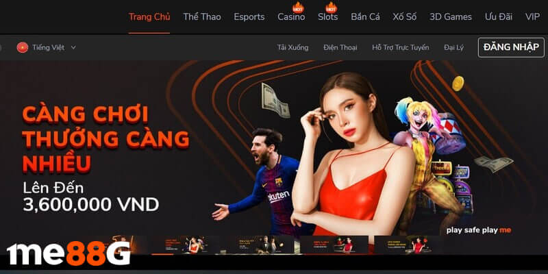 Bigboss giới thiệu Trang Chủ me88 Tháng 12 Tràn Ngập Khuyến Mãi