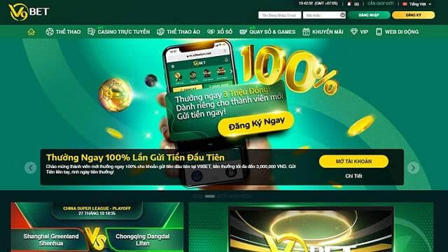 Nhà cái v9bet cung cấp rất nhiều ưu đãi cho người chơi tham gia